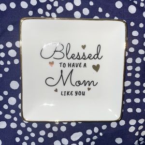 Mom Ceramic Jewelry Dish